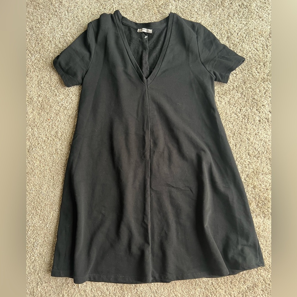 Zara Black V-Neck Dress